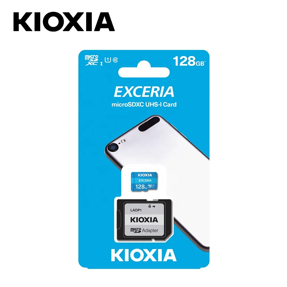 100% original KIOXIA EXCERIA microSD card Toshiba SDHC SDXC card with adapter  U1 C10 128gb memory card