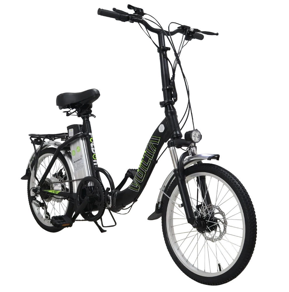 VOLTA VB1 Black Color Foldable Electric Bike with Lithium Battery 36V 8.8Ah MADE IN TURKEY