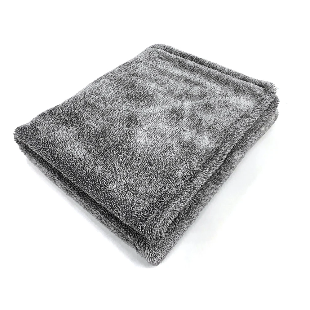 1100gsm KOREAN FINEST Dual Twist Microfiber Car Drying Towel - HIDDEN EDGE/Customized OEM Service/Car detailing