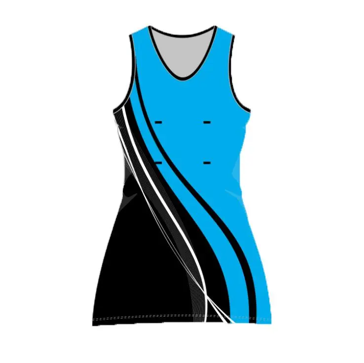 manufacturer custom sublimation Netball jersey uniforms design for female