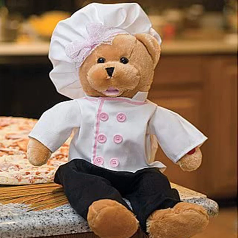 Top selling products Chef Hat Bear plush toy shipping from china