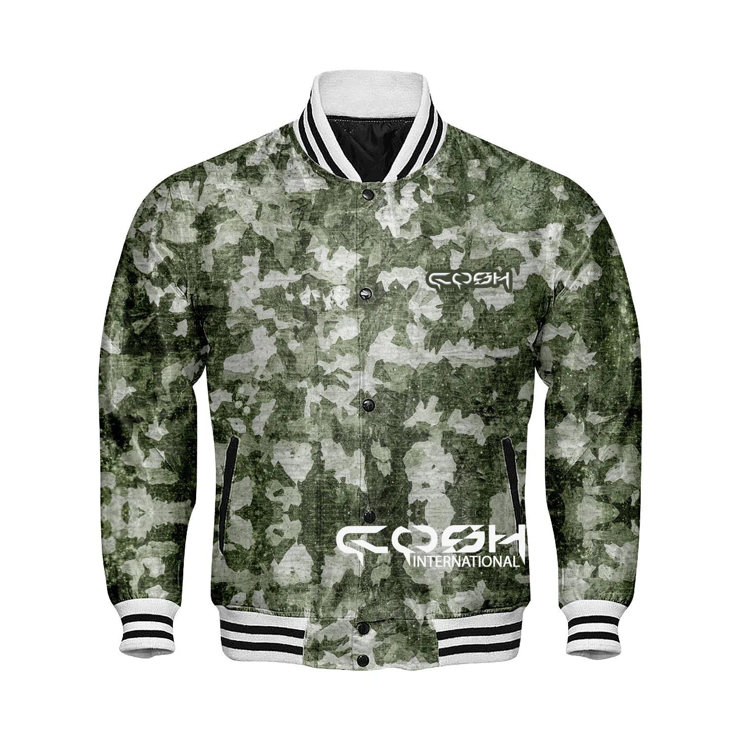 Оптовая продажа лучшее качество индивидуальная Синяя атласная куртка с изображением Галактики