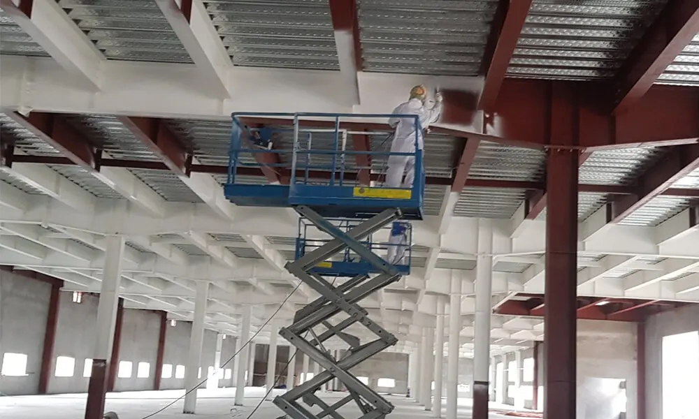  Белая огнестойкая краска для стальных конструкций Пожарная служба SQ250 (V) 18L