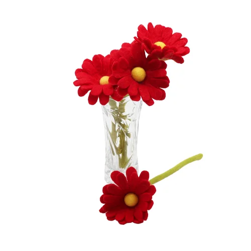 Pure Wool Felt artificial flowers perfect craft for Home decor, Festive Decorations, and wedding centerpieces hand-made in Nepal