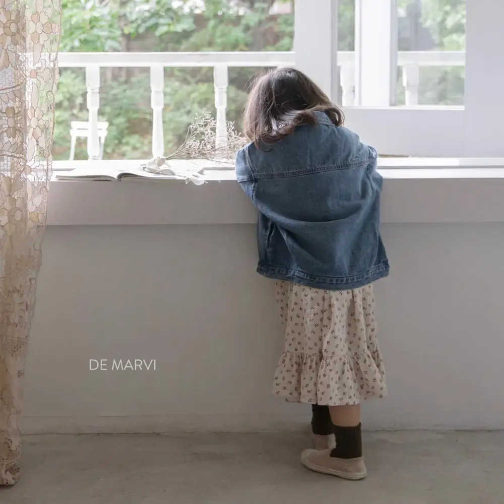 DE MARVI Toddler Kids Denim Jackets Boys Girls Casual Jacket Autumn Spring Clothes MADE IN KOREA