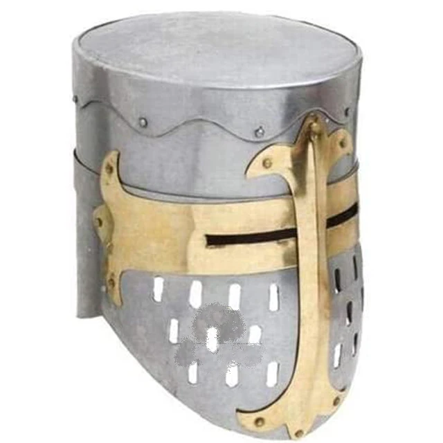 NASIR ALI  NEW PROFESSIONAL Handcrafted Medieval Helmet Military Home Decor