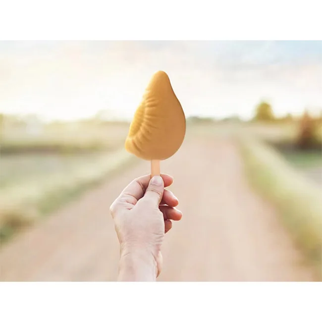 Top Grade Musang King Durian White Coffee Ice Cream Rich Durian Taste Smooth N Fruit Musang King Durian Ice Cream Stick Halal