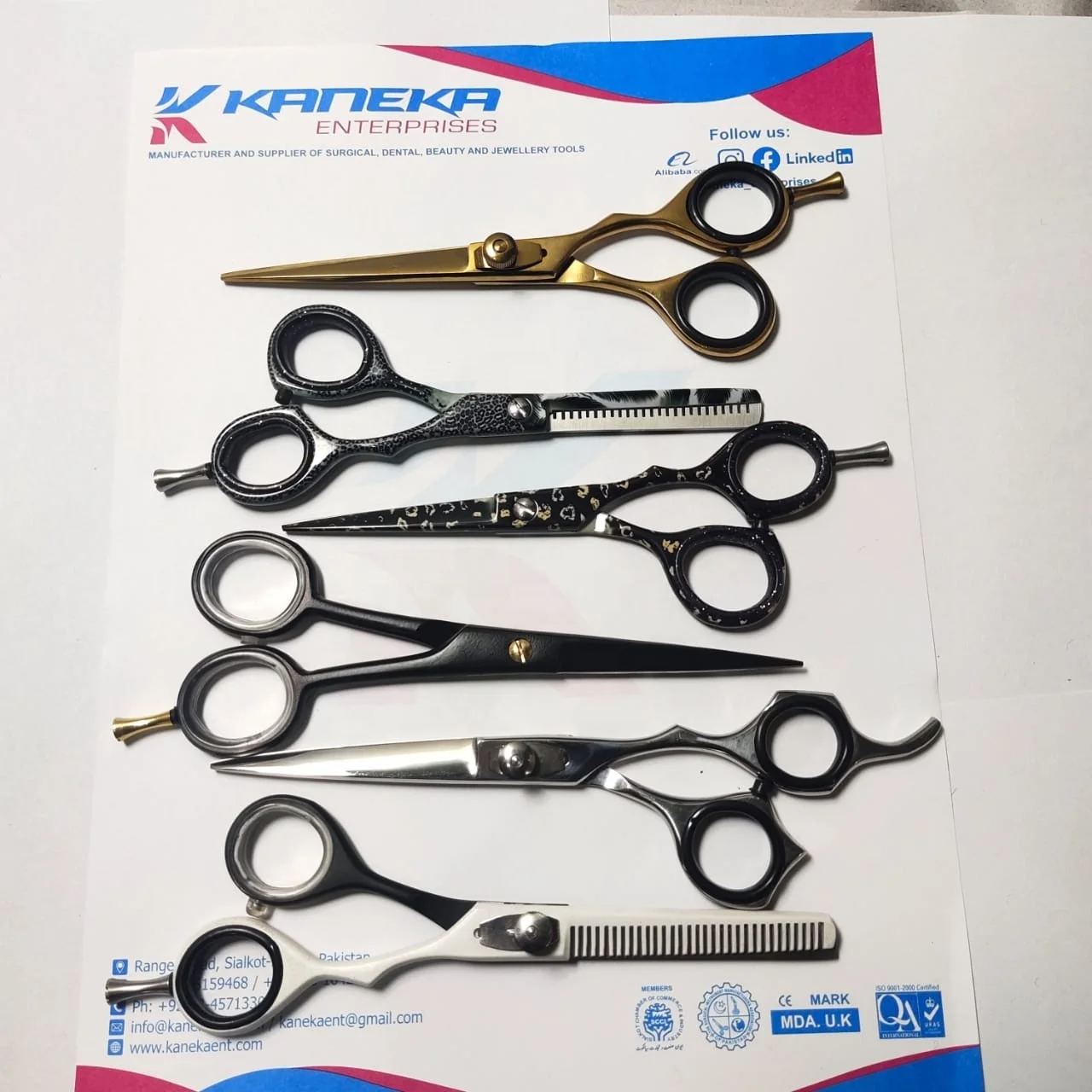 High Demanded Professional Black color Barber kit Hot Selling Personal Hair Salon Kit With Customized Logo and Packing