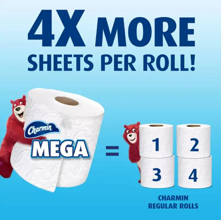 Туалетная бумага Ultra Strong Mega Roll 2 слоя (упаковка из 32 шт.)