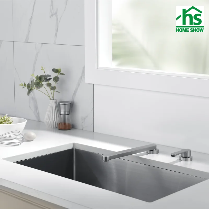 Stainless Steel Kitchen Sink Tap Height Adjustable Faucet Hidden In Kitchen Faucet Sink Mixer Taps