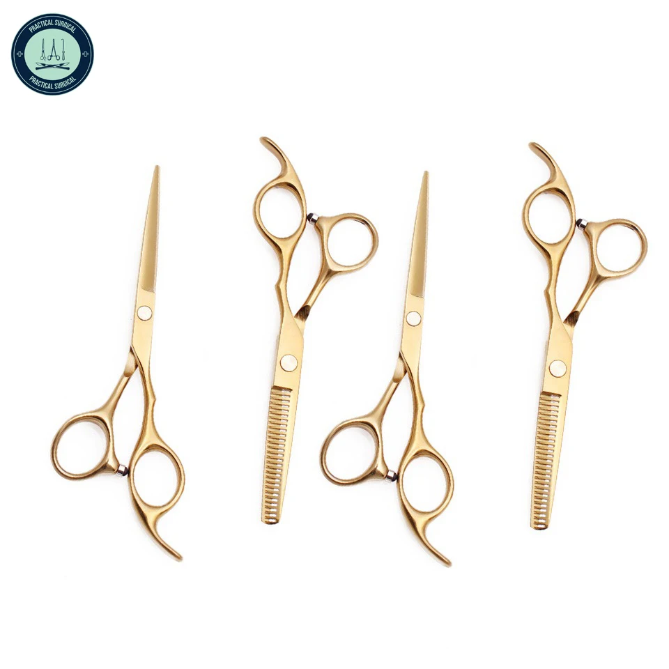 Barber Scissors Hot Selling Promotional High Quality High Grade Stainless Steel Barber Hair Scissors Set