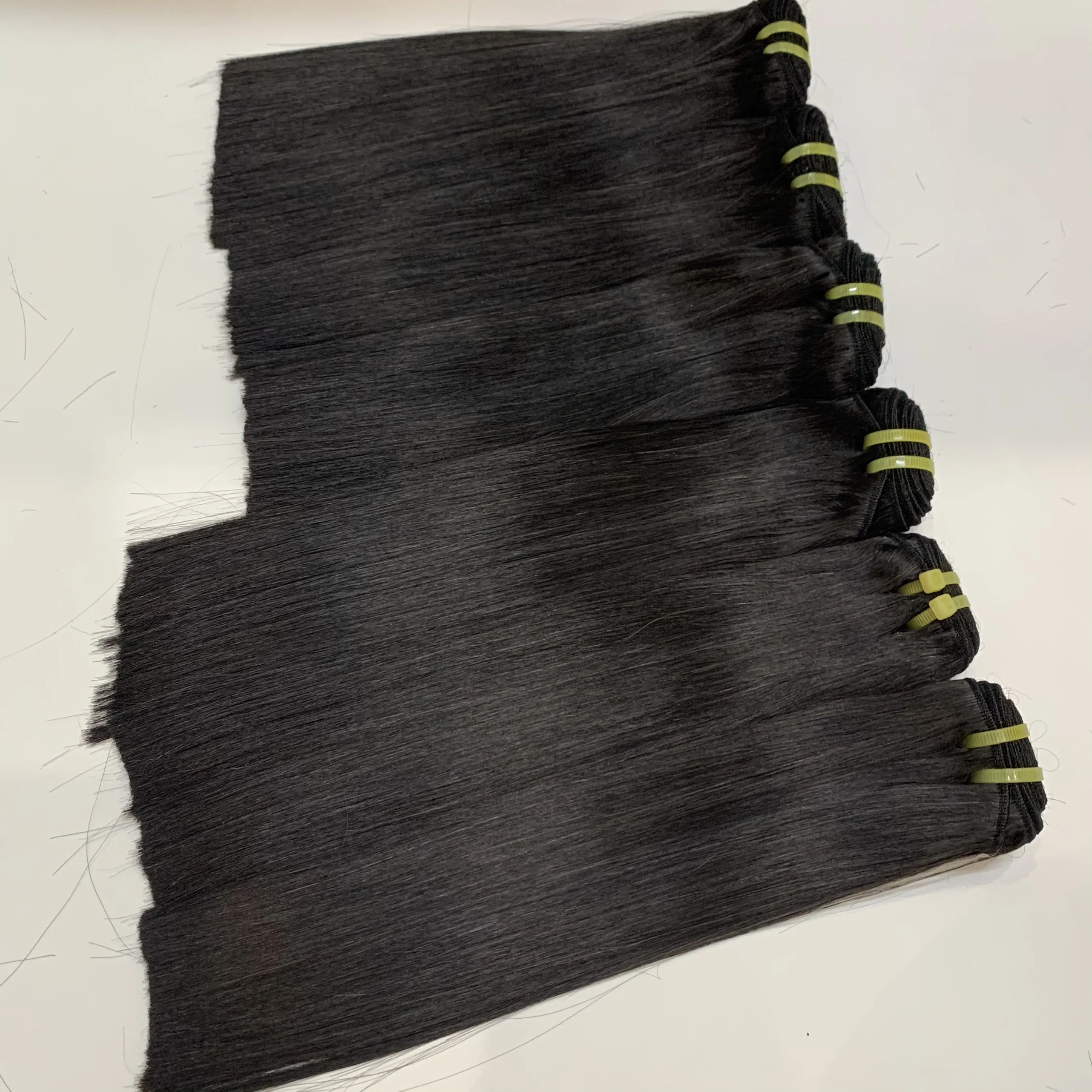  Парик волос Топ Тренд в Нигерии естественный цвет Короткие Длинные волосы пряди и закрытие супер двойные