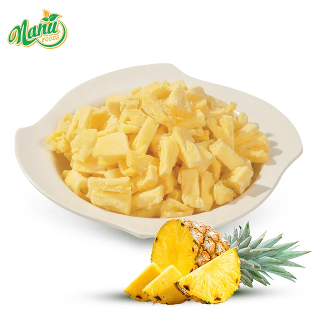 Frozen fruit IQF Pineapple Chunk