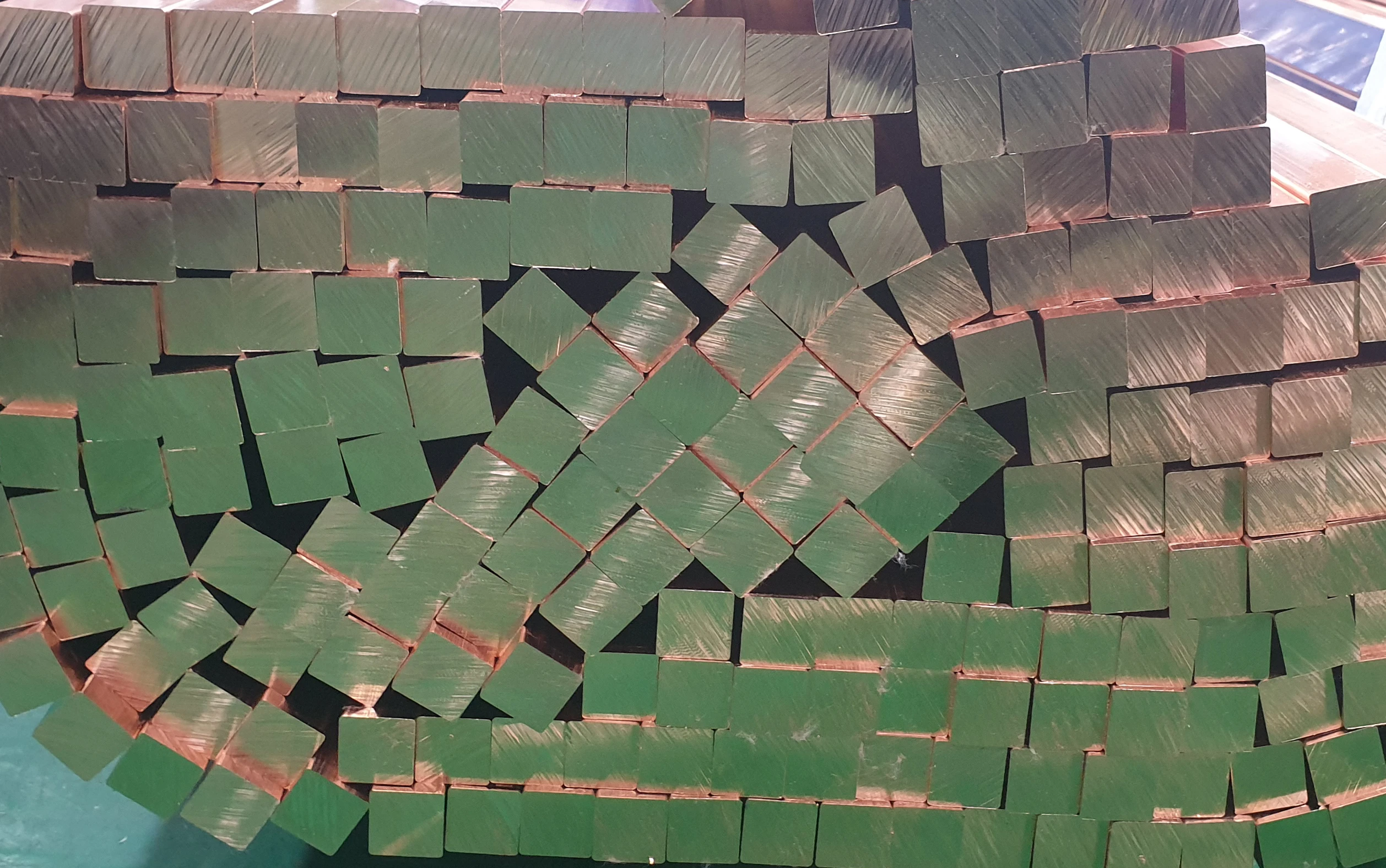 C11000, C1100 Pure Rod Busbar Copper Full Round Copper Busbar