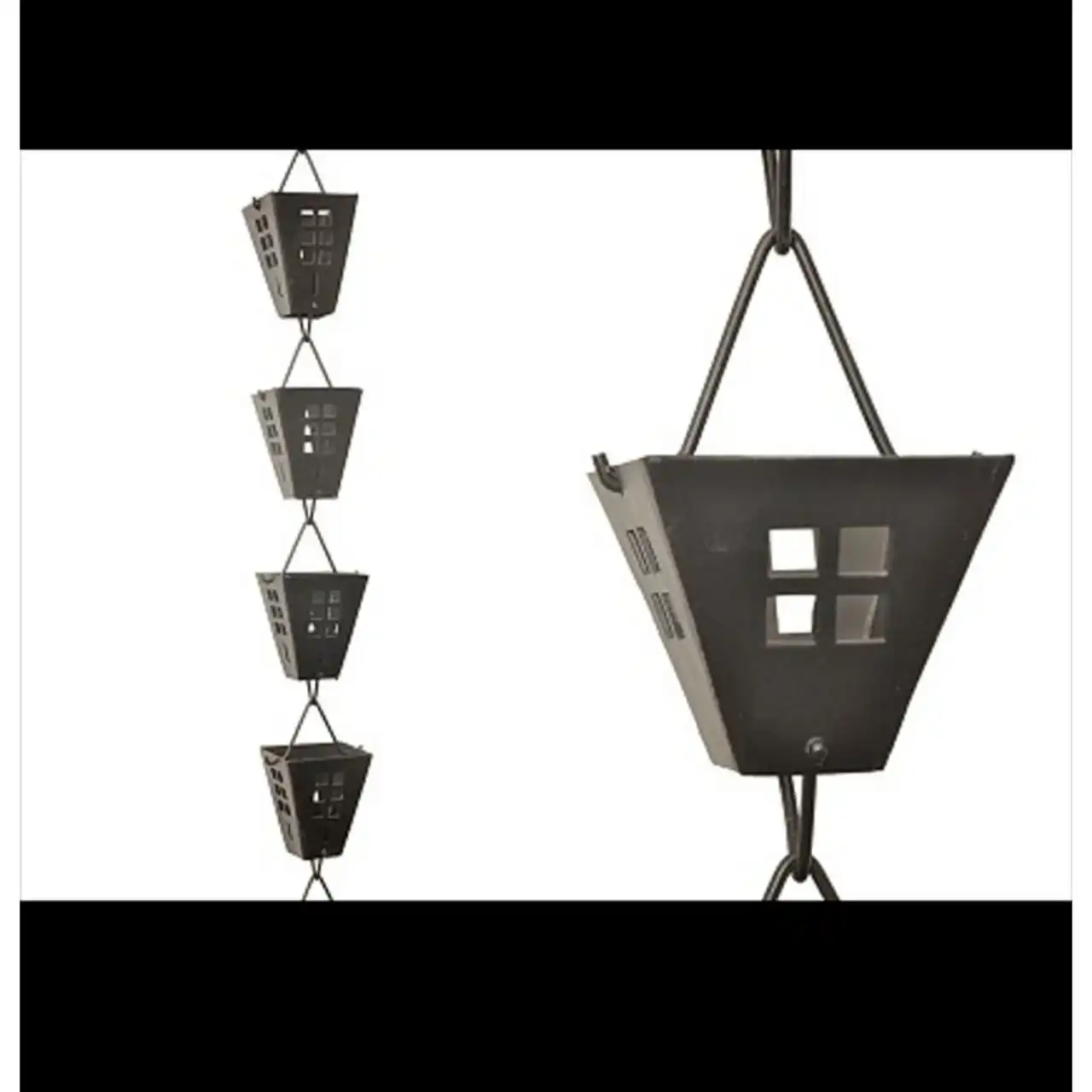 Garden Rain Chain. 8pcs in a chain.