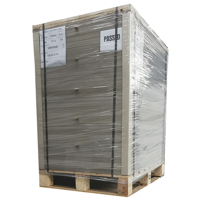 Cardboard Grey Board Chipboard  Paper Sheet Form Raw Material Used for Booked Binding Ring File