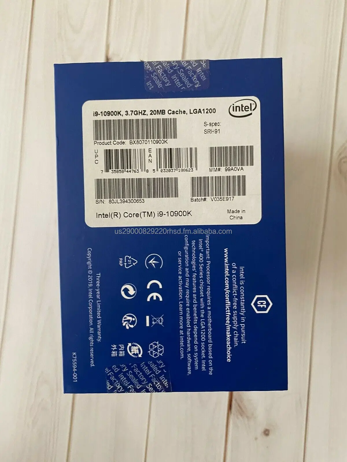 
New Arrival Promo Sales Intel Core i9 10900K 10th Gen 3.7 GHz 10 Core LGA1200 Desktop Processor Unlocked 