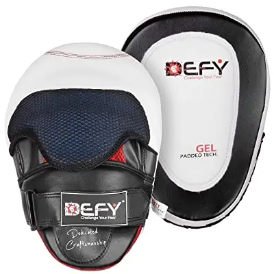 Black Red Boxing Gloves Pads for Muay Thai Kick Boxing MMA Training PU foam target Pad