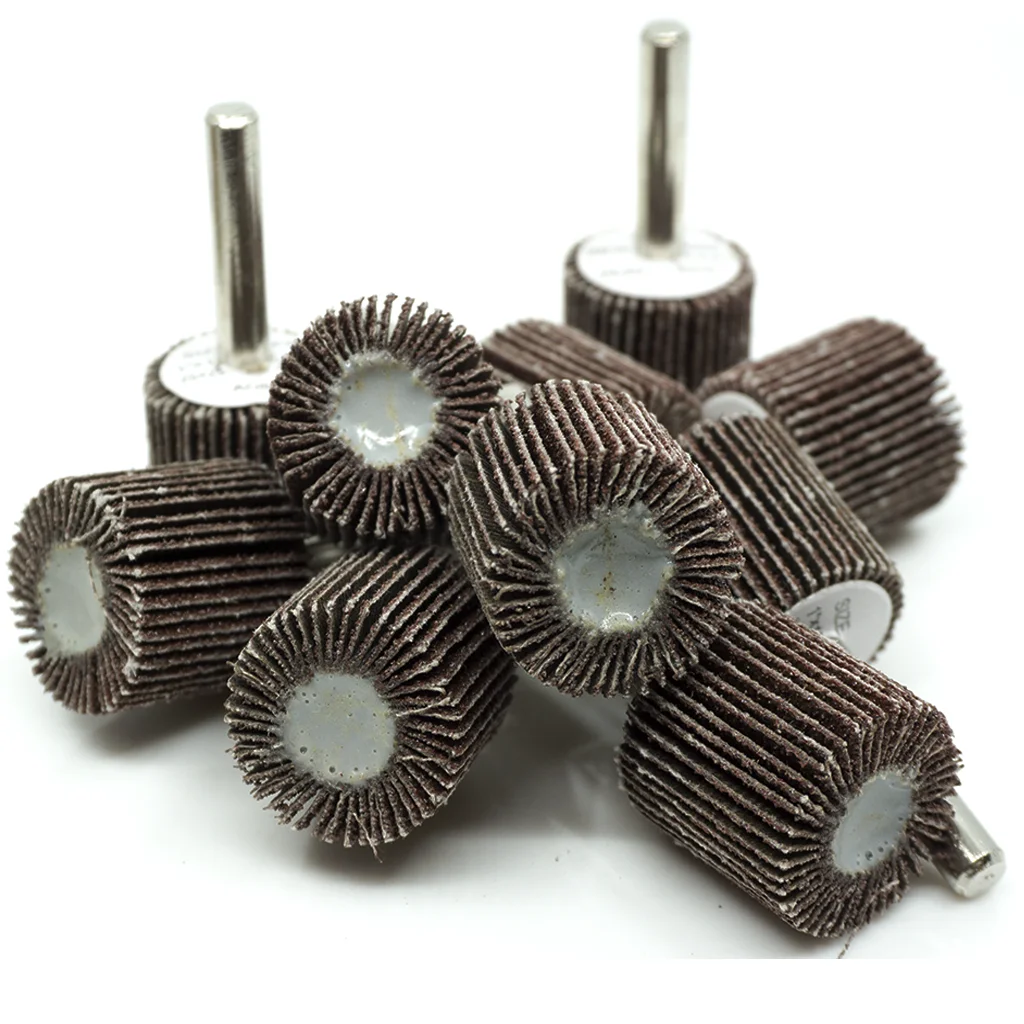 1-3 inch 40 60 80 120 240 Grit Assorted Mounted Flap Wheels Abrasive Flap Wheel Flap Sanding Wheels