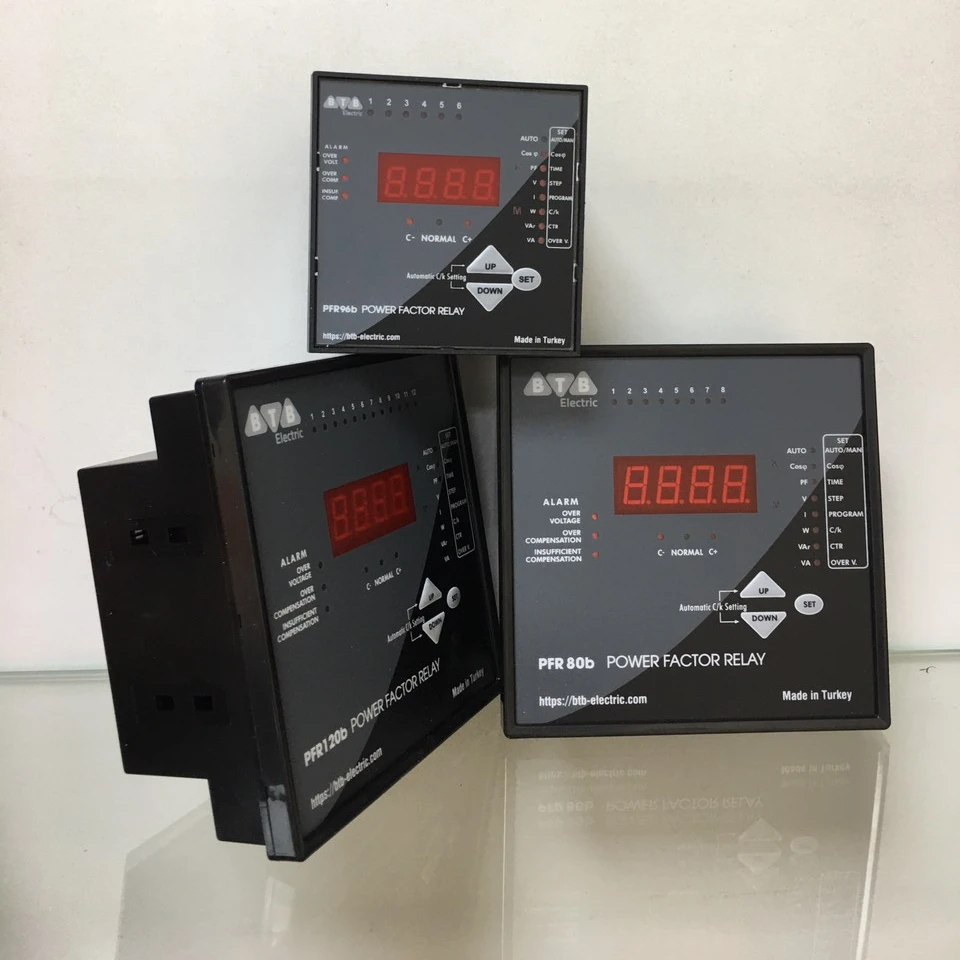 Коррекции коэффициента мощности конденсатора 12 шагов напряжение 380-415VAC новый дизайн 2021 Сделано в Турции