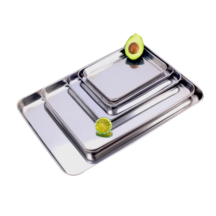 Food Grade Stainless Steel Baking Tray Set Baking Tray Baklava Plate