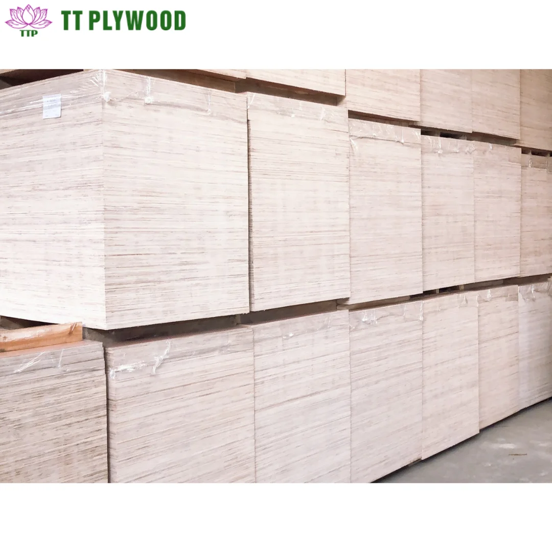 Acacia Eucalytups Construction Timber Second-class Double-sided Decoration Commercial Plywood from Vietnam