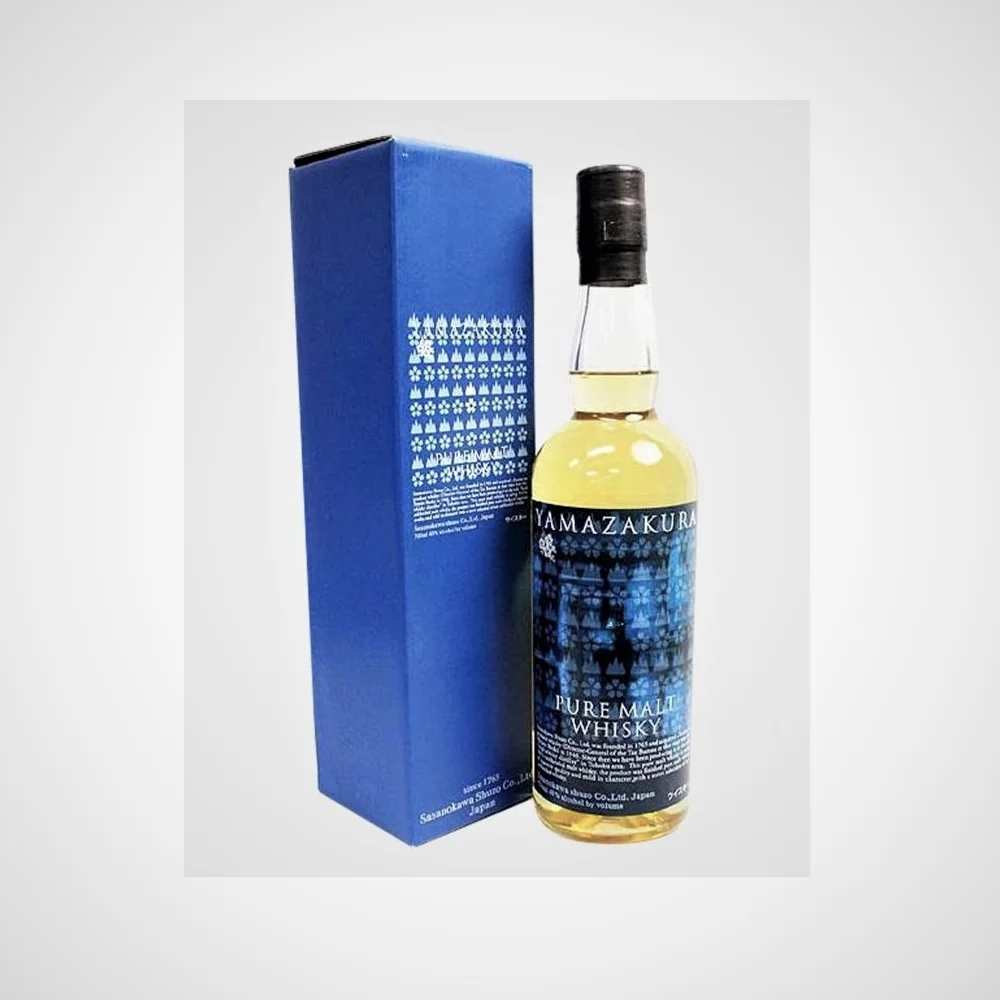 Single Malt Alcohol Beverages Distilled Premium Quality Bottle Packaging Yamazakura Pure Malt 700ml Whisky From Japan