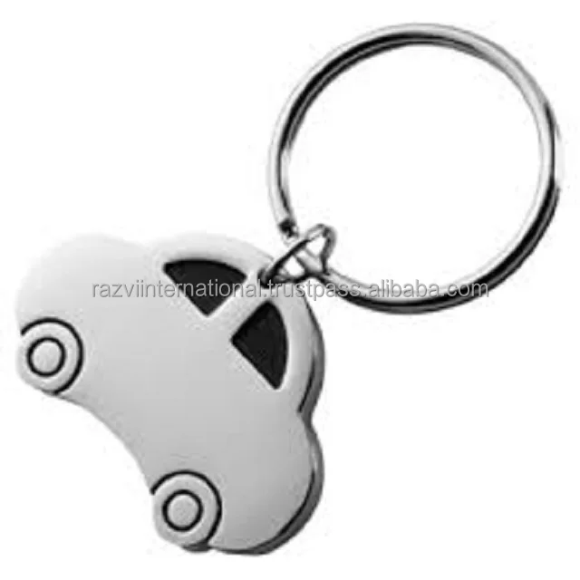 Gold hand shape designer key ring