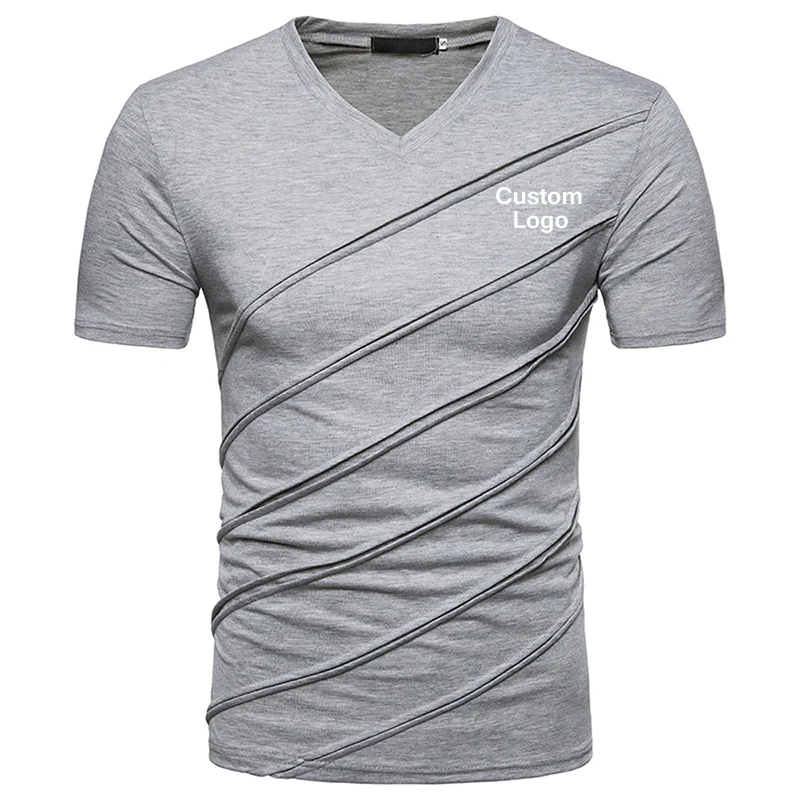 
 Лидер продаж; Футболка с короткими рукавами летние использовать для повседневной носки в комплект не входит; Цвет серый; Футболки для мужчин  