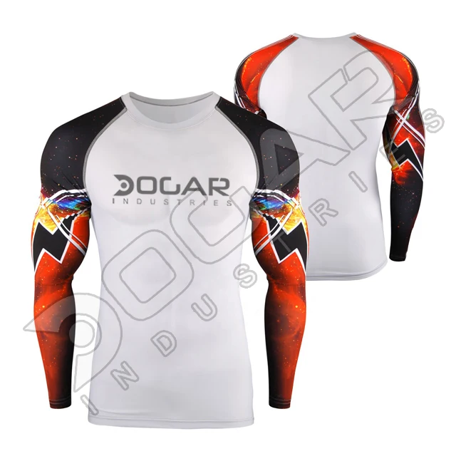  Изготовленные на заказ Новые мужские эластичные тканевые сублимационные Топы