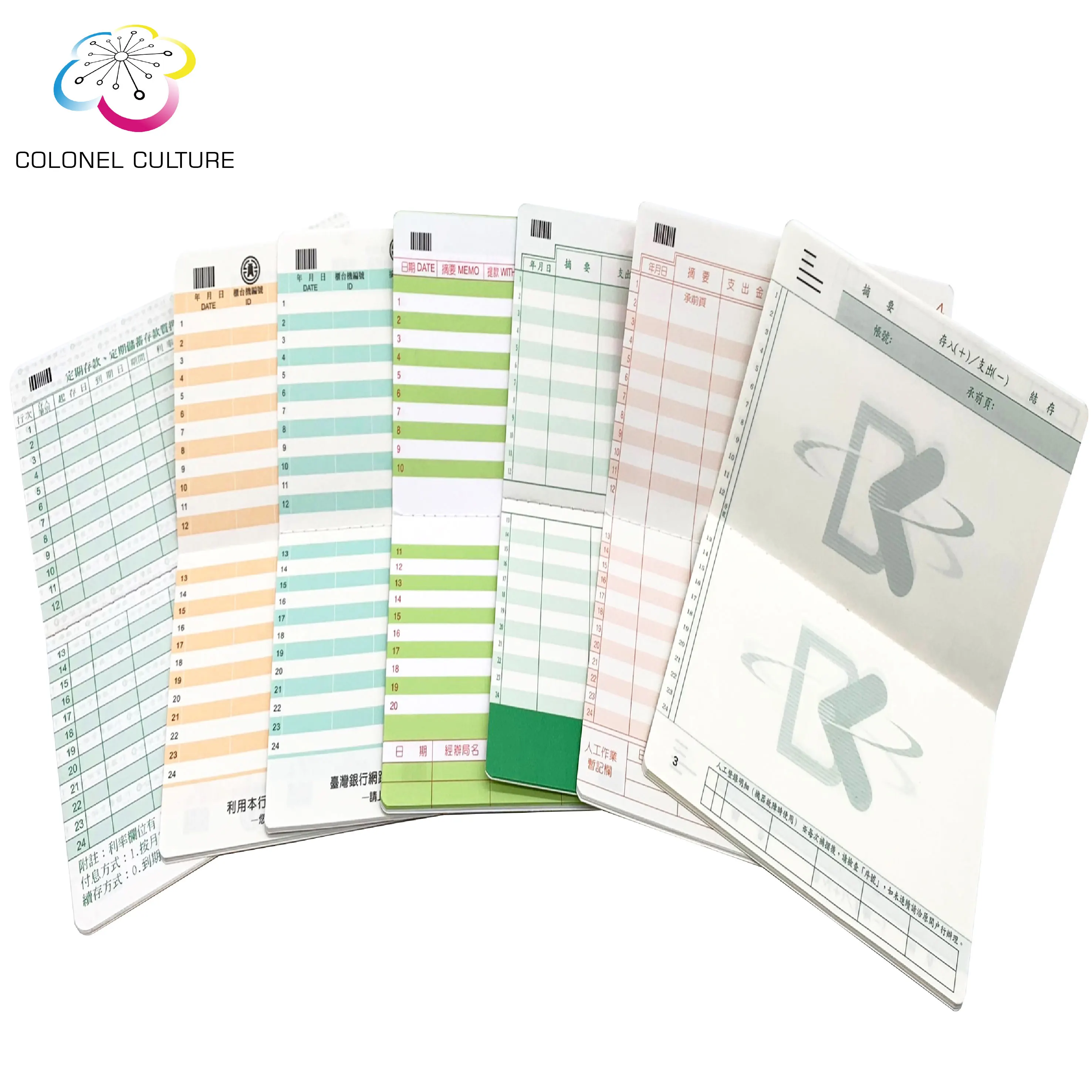 Professional Technology Lots Of Printing OEM Passbook Bank Book