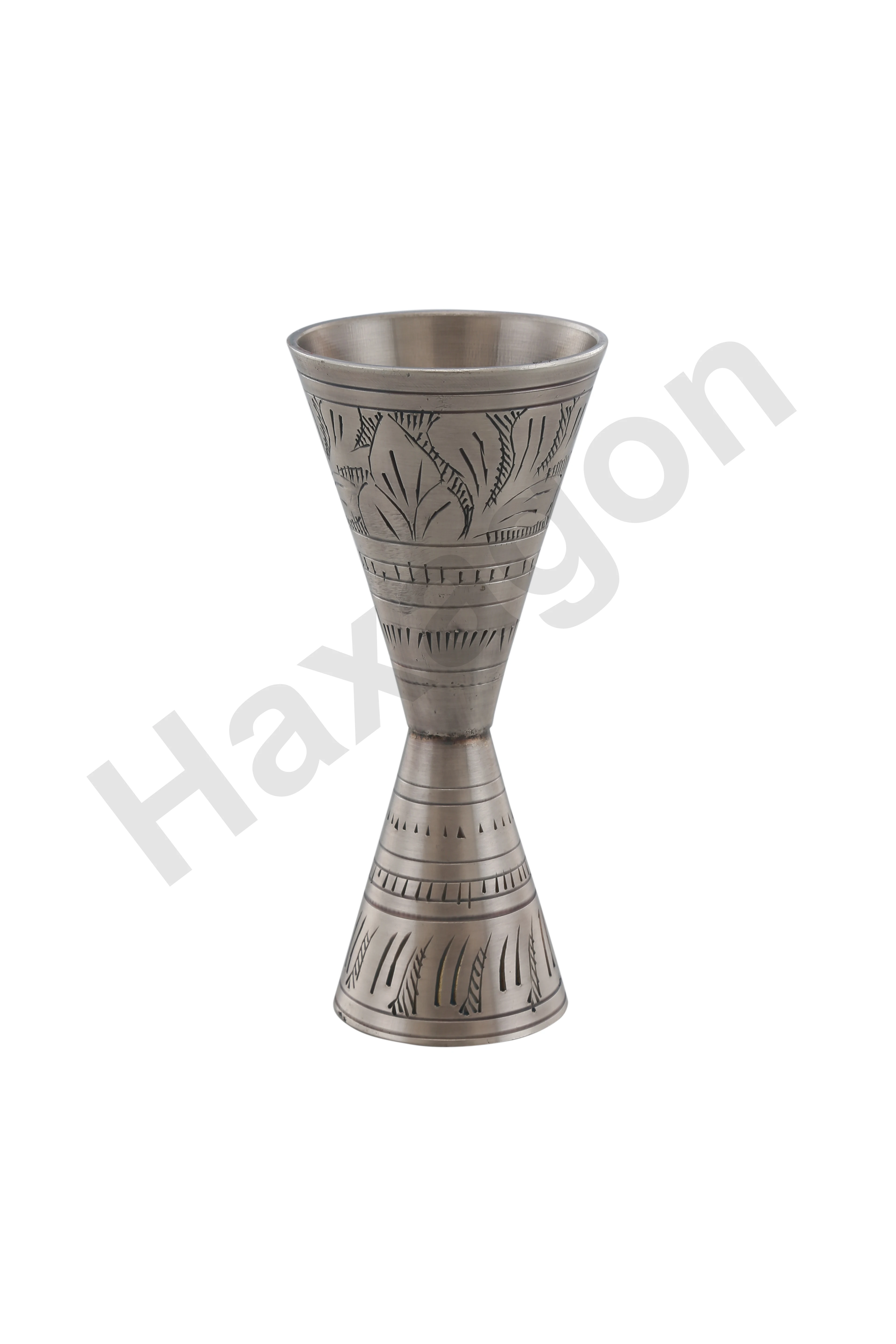 Embossed  Design Brass with Silver antique finish Goblet Home And Hotel Decorative Luxury Eye Catching