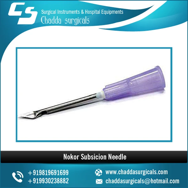 Лидер продаж высококачественная медицинская игла для подрезания Nokor с волоконной ручкой