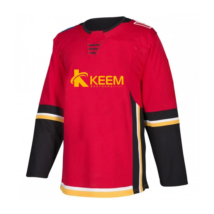  Футболка с сублимационной печатью набор для хоккея вышитая вышивка логотип хоккейная униформа снасть саржевая надпись резинка нашивки шайбой