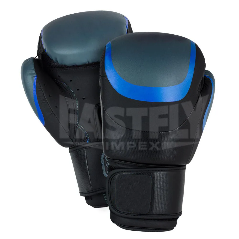 Новый дизайн боксерские перчатки из искусственной кожи 2 цвета на шнуровке