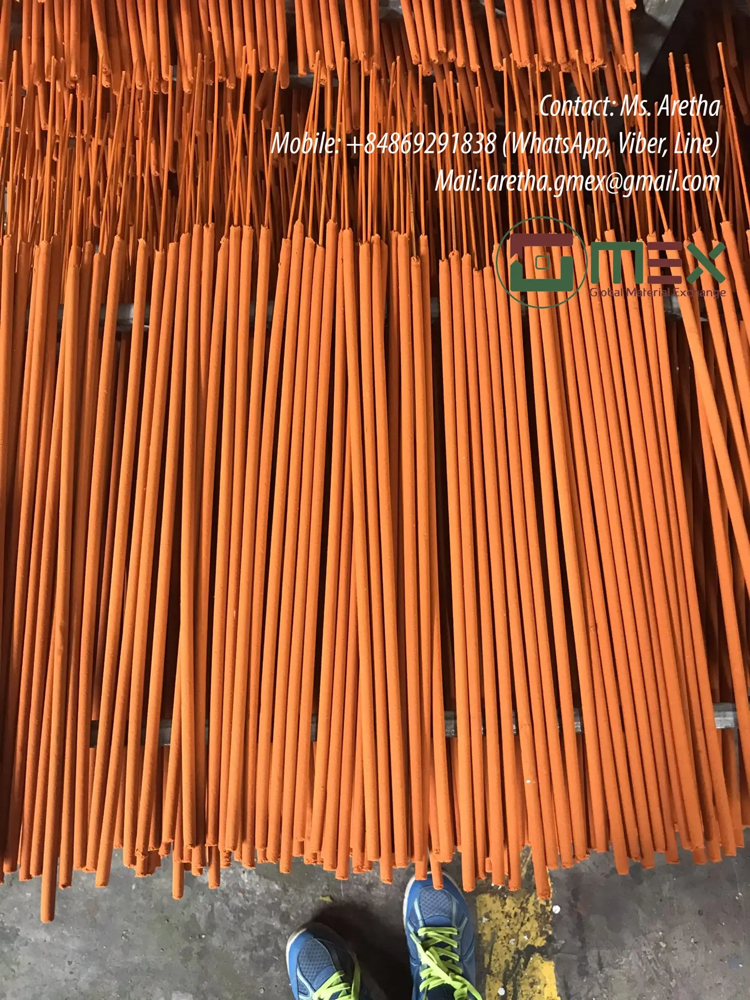 Raw Color Perfumed Incense Sticks Rose Scented Wood Incense at Very Cheap Price Colorful Incense Sticks Phone +84-819753326