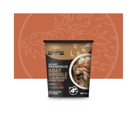 Best Quality Double Dragon Brand Instant Noodles 65g cup Thai Boat Noodles From Thailand