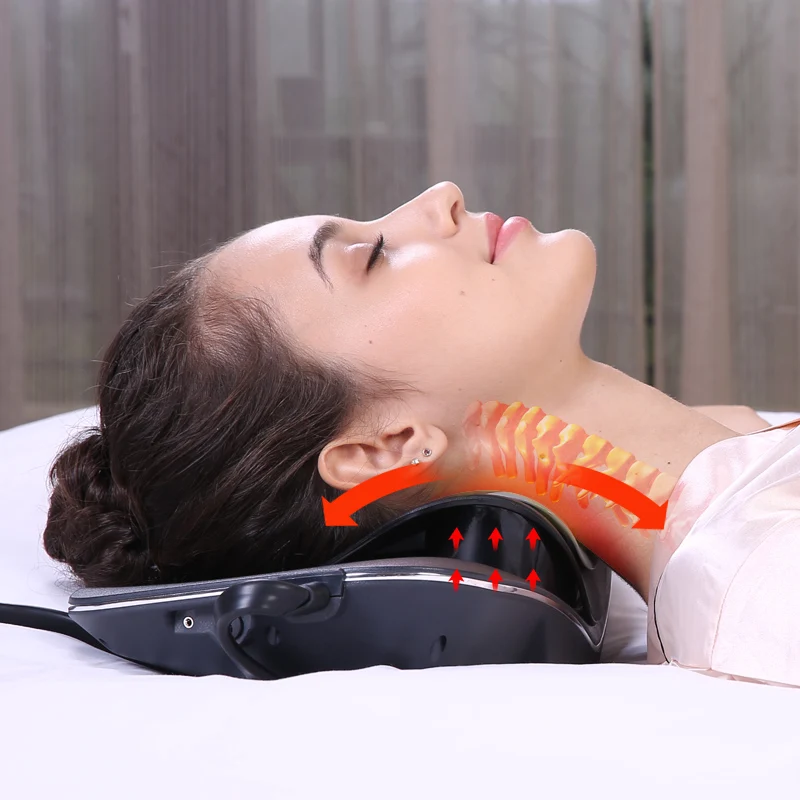 Electric Back and Neck Massager with Heat Deep Massage for Neck, Back, Shoulder, Foot and Legs, Use at HomNeck massager