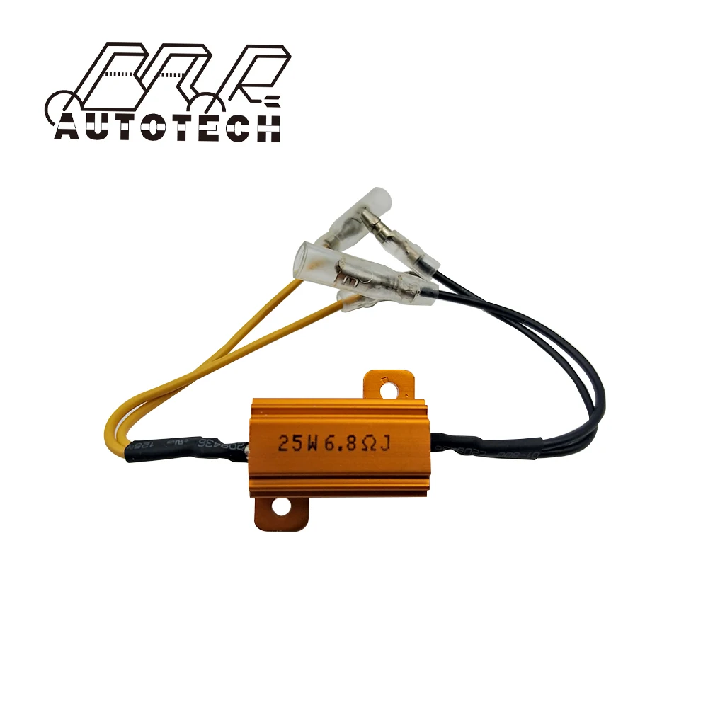 ohm gold aluminum shell 25W 6.8 resistor FOR turn Light error code