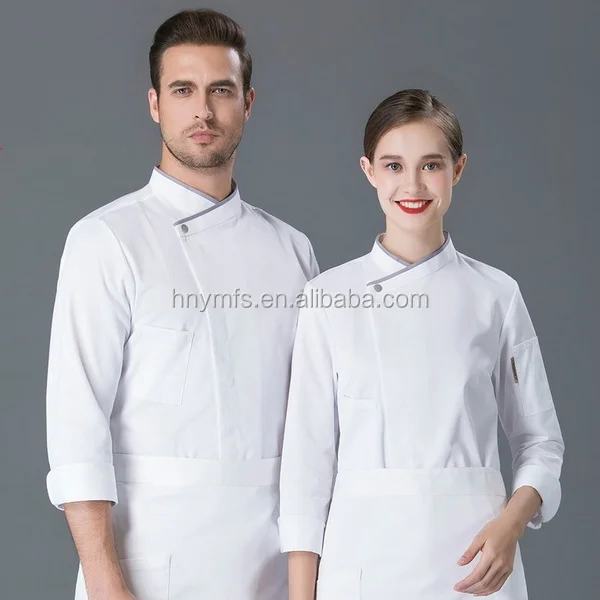 
65% Polyester 35% Cotton Soft Chef Garment Jacket Chef Cook Uniform Chef Uniforms for Food Industry 