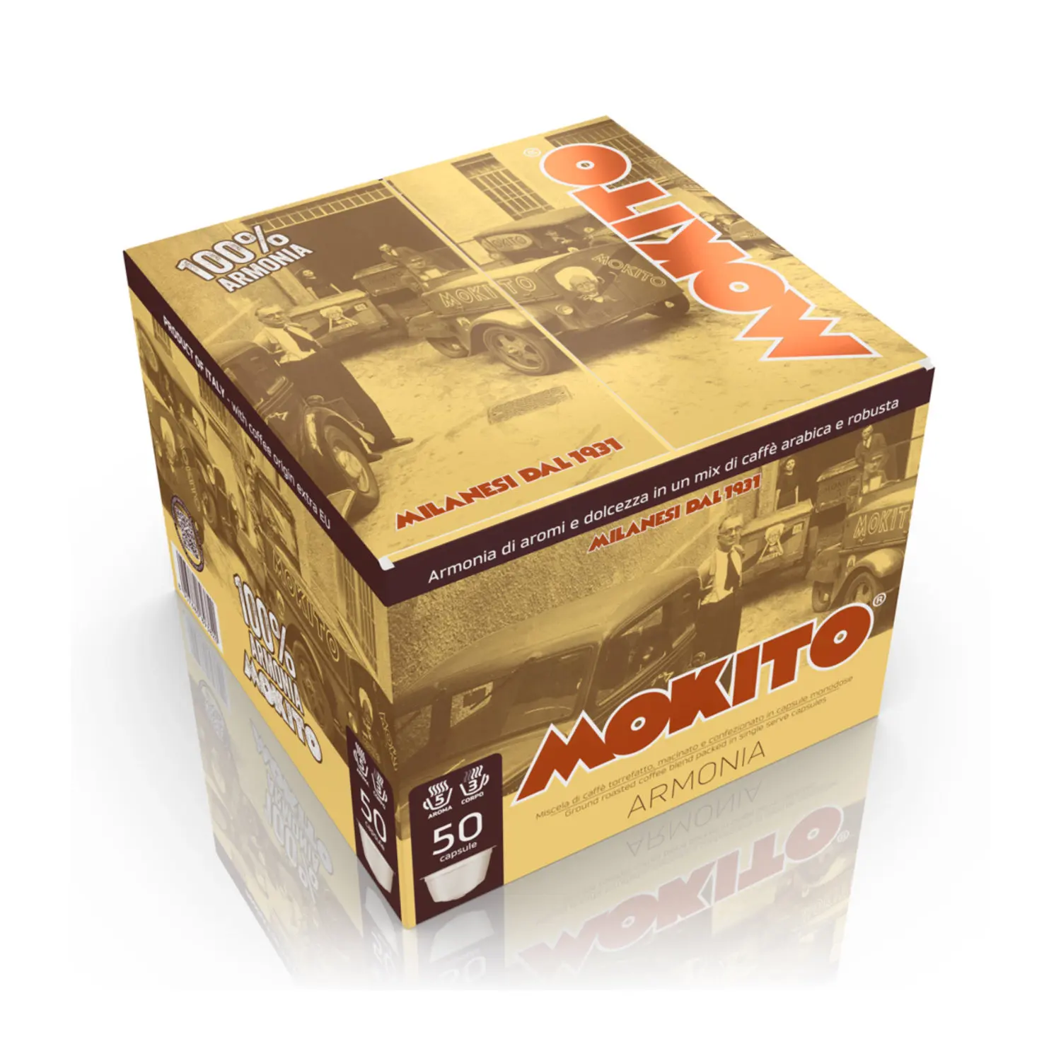 Итальянская смесь арабика и робуста кофе Dolce Gusto комбинированные капсулы-50 капсул