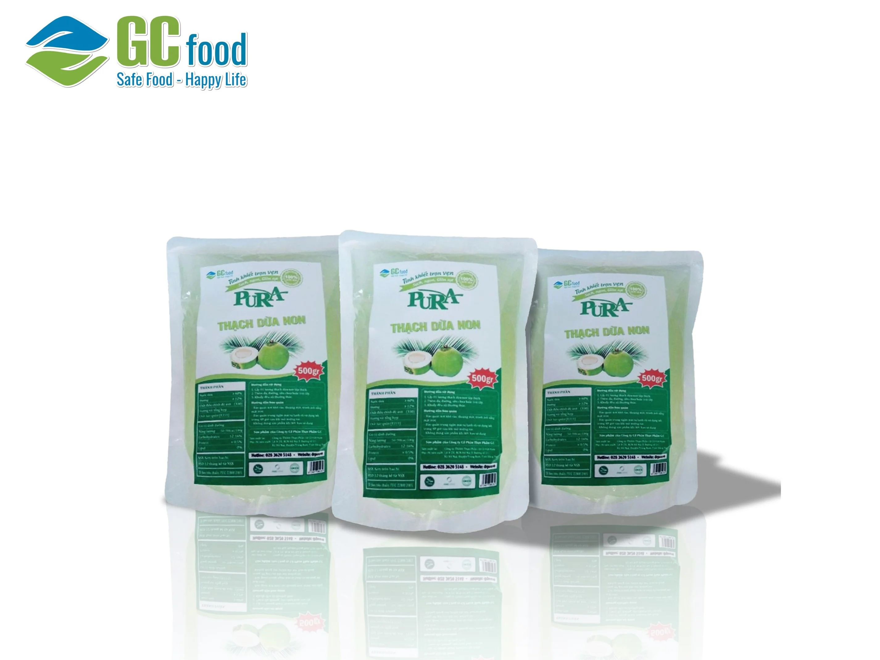 Vietnam Great Raw Nata De Coco- Nata de coco fruit coconut jelly with Bag Packing and 12 months shelflife