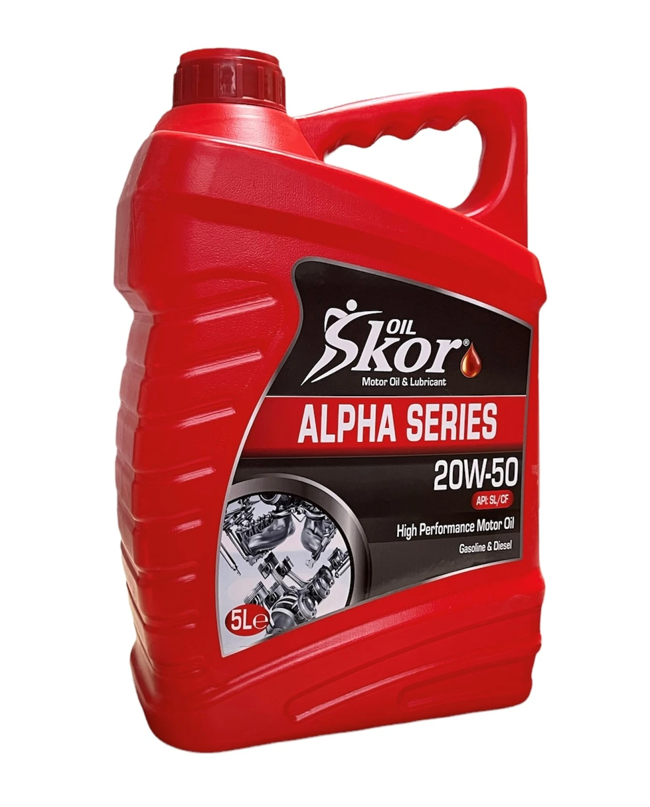 SkorOil 20w50 SL/CF 4L High Performance Motor Oil Alpha Series Engine Oil Lubricants Engine Oil