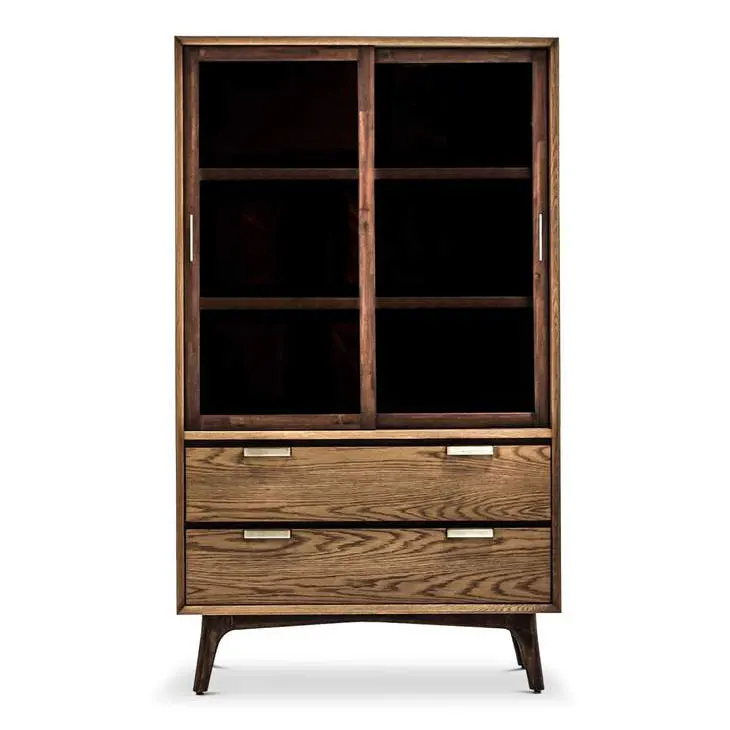 OEM/ODM Vietnamese New Model Display Cabinet Living room home furniture Made in Vietnam