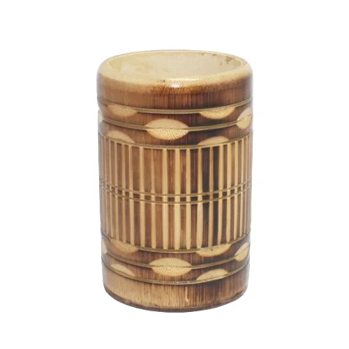 Бамбуковая деревянная винтажная подставка для ручек школы и офиса стационарный контейнер Школьные Аксессуары чехол