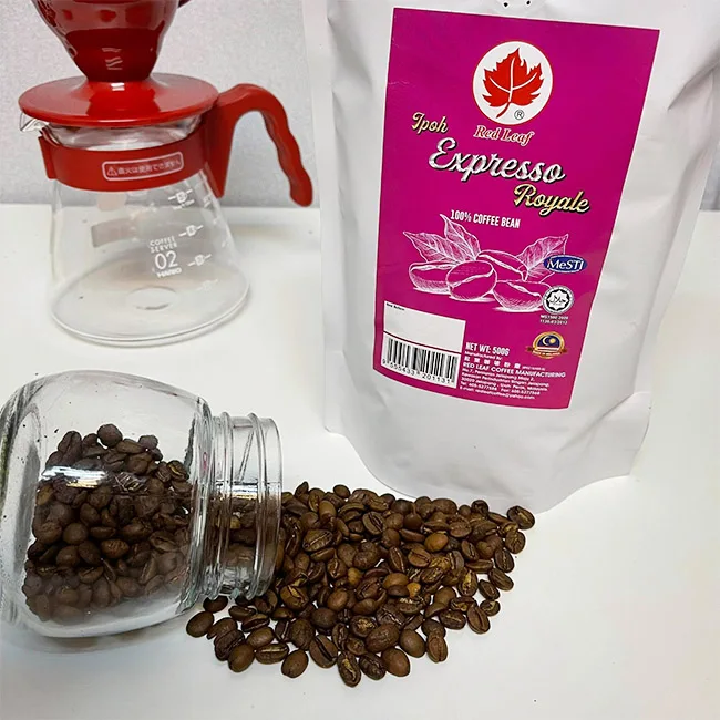 Ipoh Expresso Royale Traditional Method Roasted Coffee Bean Light Roast 100% Whole Bean Coffee with Acidic Taste