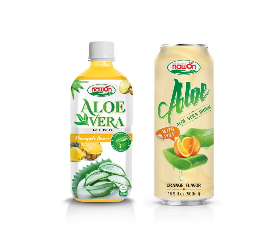 NAWON бутылка 100% сок алоэ вера 500 мл ПЭТ OEM ODM ручная пресс-форма для Pure Aloe Vera сока из сырого Алоэ Вера с низким/высоким содержанием