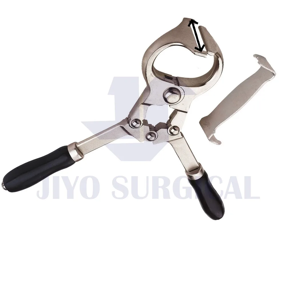 Оптовая цена инструмент для кастрации из нержавеющей стали бескровный держатель свиней ветеринарная кастрация устройство 18 дюймов