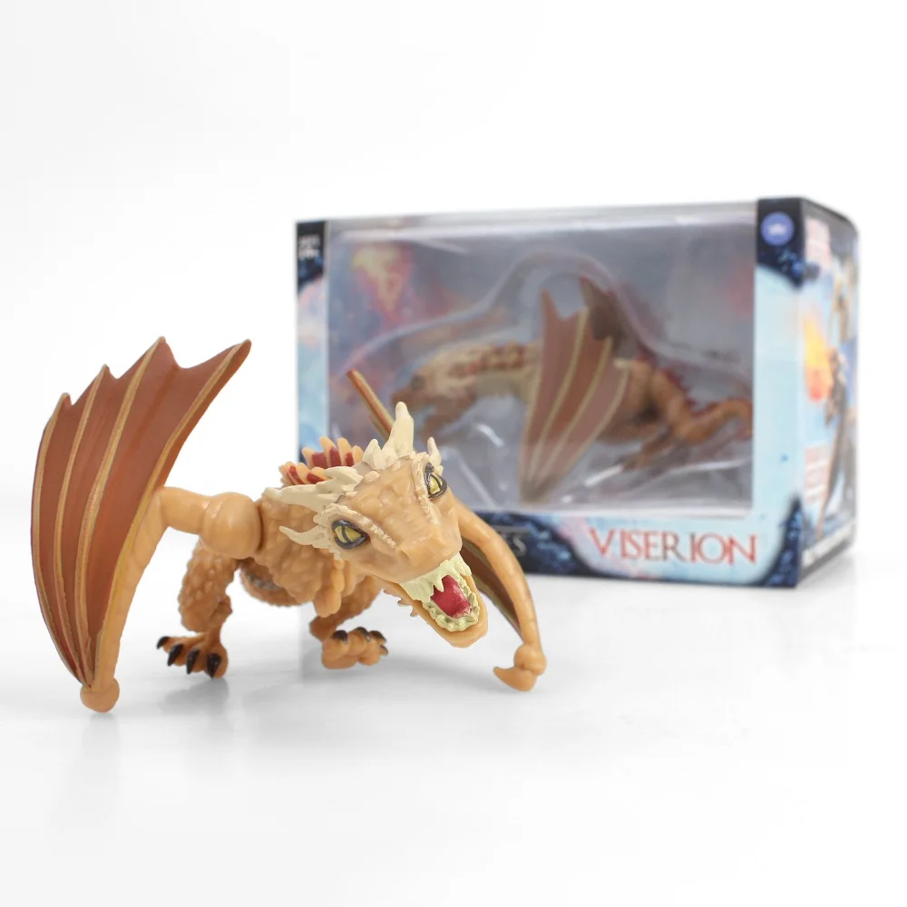 Виниловая игрушечная фигурка Viserion лучшего качества размером 3,2 дюйма (6 шт. в 1 коробке)