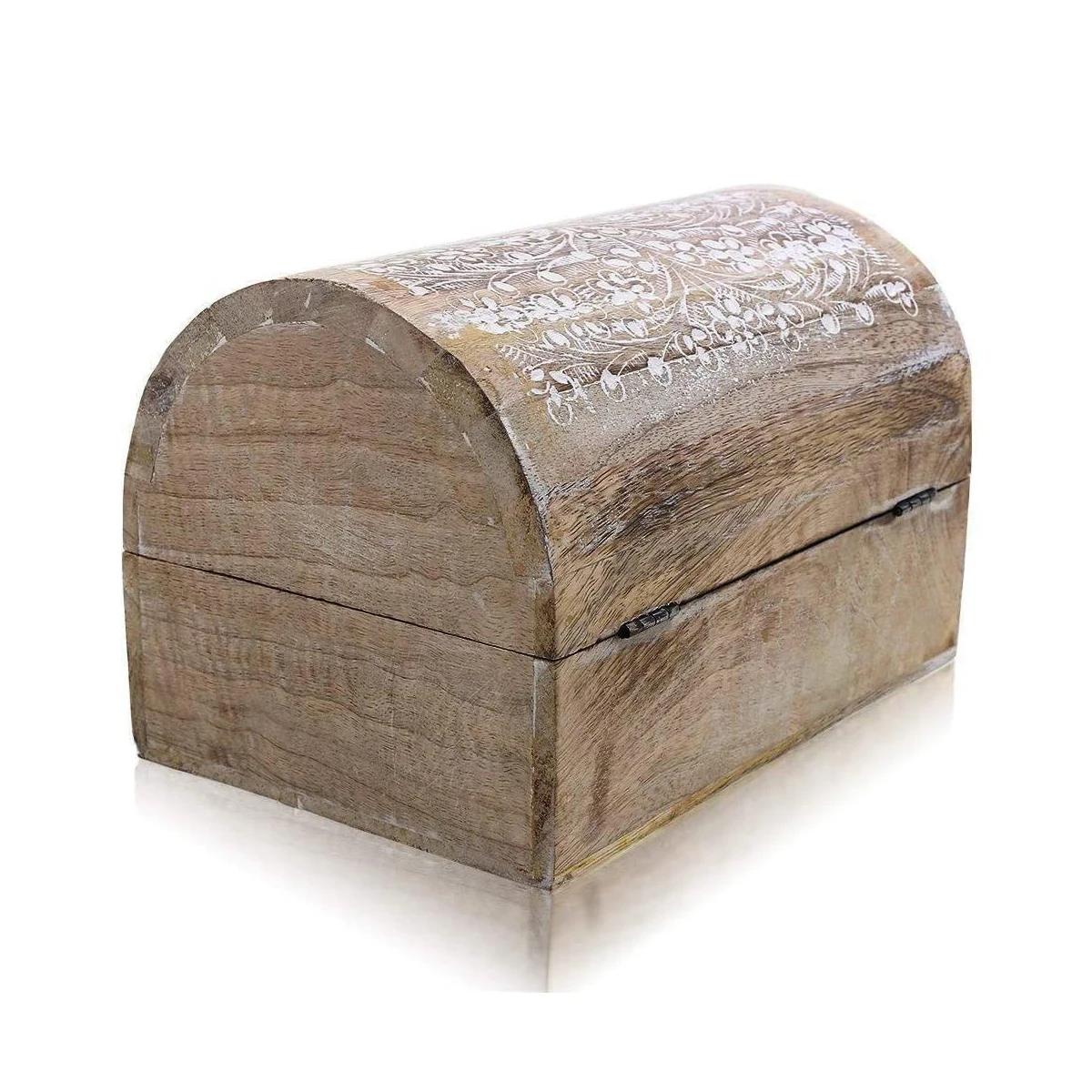 Antique wooden jewel box with tree of life design hand carved Wooden storage box Keepsake Wood Box Exporters India